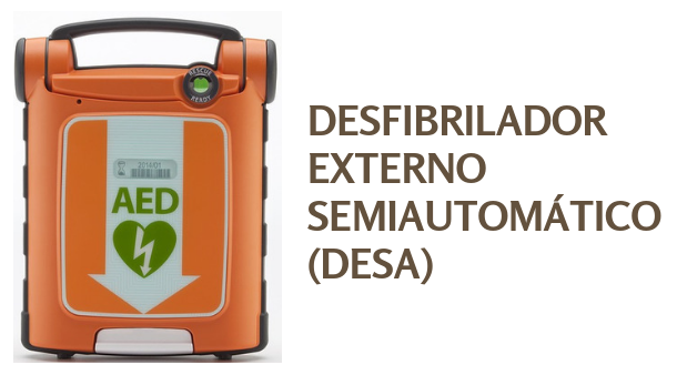 curso de desfibrilador externo semiautomatico DESA